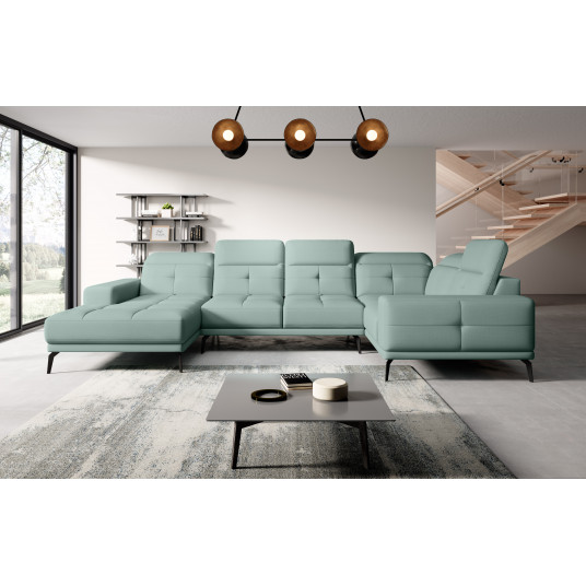 Kampinė sofa Neviro, audinys Poco 100