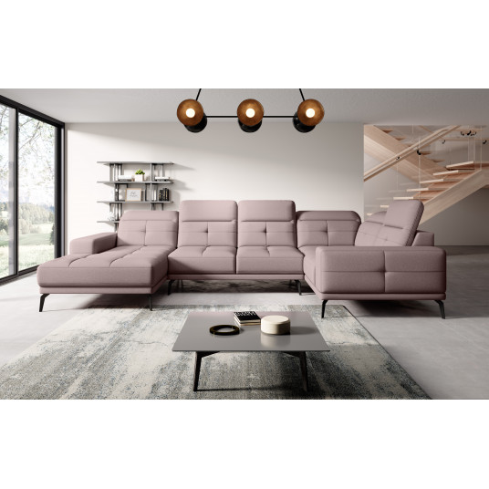 Kampinė sofa Neviro, audinys Rekta 101
