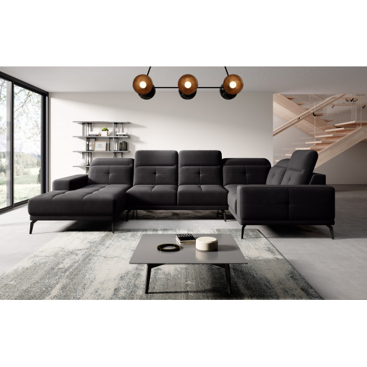 Kampinė sofa Neviro, audinys Velvetmat 10