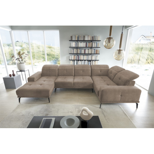 Kampinė sofa Neviro, audinys Loco 20