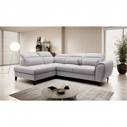 Kampinė sofa Noble su patalynės dėže, audinys Gojo 4