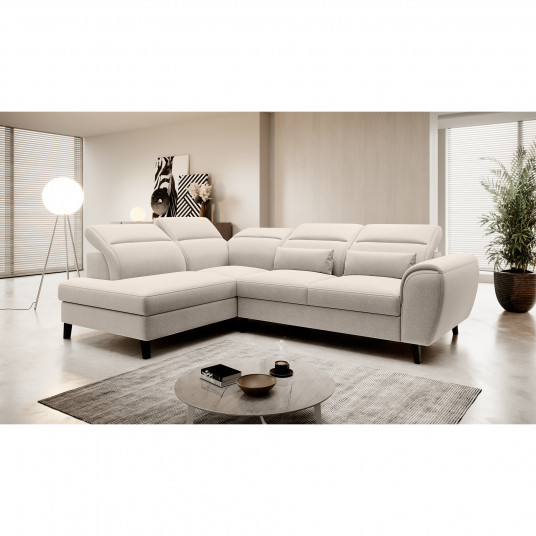  Kampinė sofa Noble su patalynės dėže, audinys Inari 22 