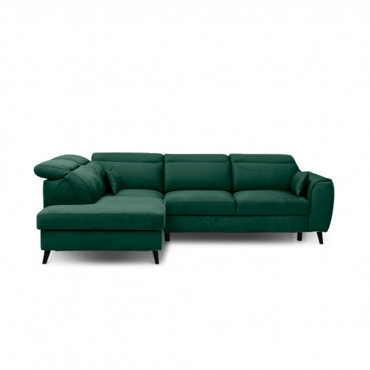  Kampinė sofa Noble su patalynės dėže, audinys Nube 35 