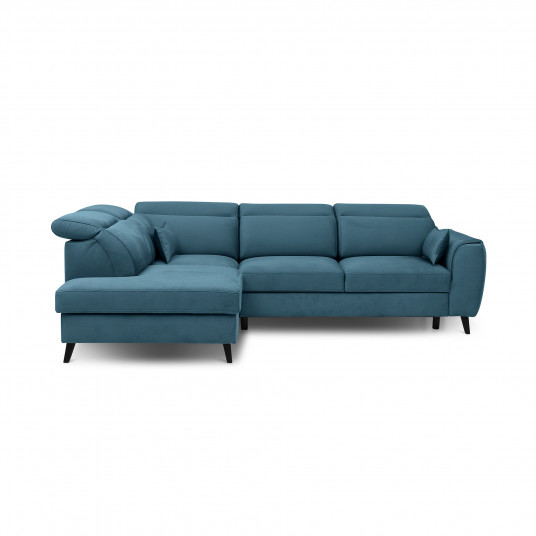  Kampinė sofa Noble su patalynės dėže, audinys Savoi 38 