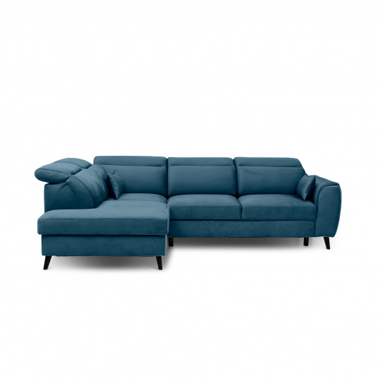  Kampinė sofa Noble su patalynės dėže, audinys Lukso 40 