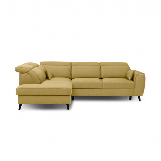  Kampinė sofa Noble su patalynės dėže, audinys Savoi 45 