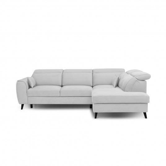 Kampinė sofa Noble su patalynės dėže, audinys Savoi 1