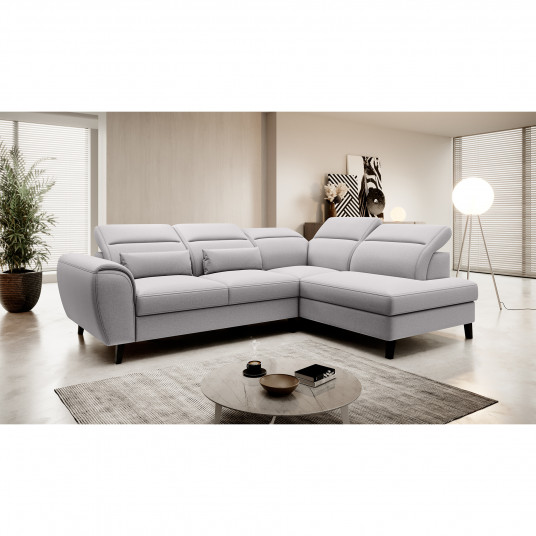  Kampinė sofa Noble su patalynės dėže, audinys Gojo 4 