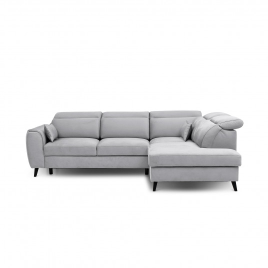 Kampinė sofa Noble su patalynės dėže, audinys Sola 4