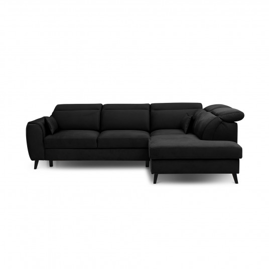  Kampinė sofa Noble su patalynės dėže, audinys Savoi 10 