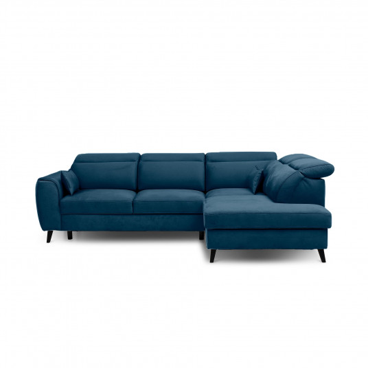Kampinė sofa Noble su patalynės dėže, audinys Nube 40