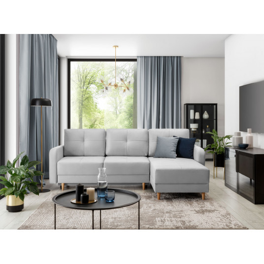  Kampinė sofa Roxi su patalynės dėže, audinys Savoi 1 