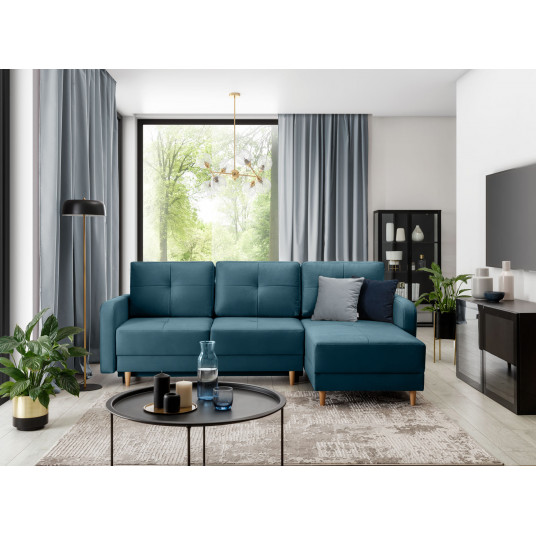  Kampinė sofa Roxi su patalynės dėže, audinys Savoi 38 