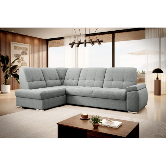  Kampinė sofa Sado su patalynės dėže, audinys Vero 4 