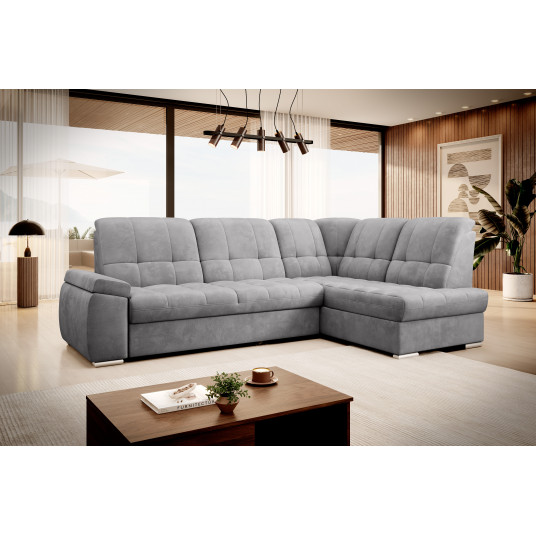  Kampinė sofa Sado su patalynės dėže, audinys Nube 3 