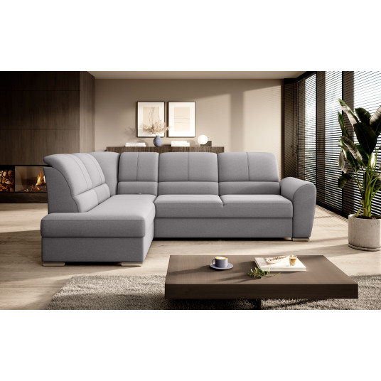  Kampinė sofa Siber su patalynės dėže, audinys Gojo 4 