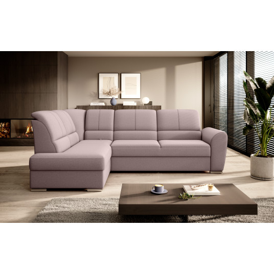  Kampinė sofa Siber su patalynės dėže, audinys Gojo 101 