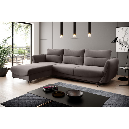 Kampinė sofa Silva su patalynės dėže, audinys Savoi 7