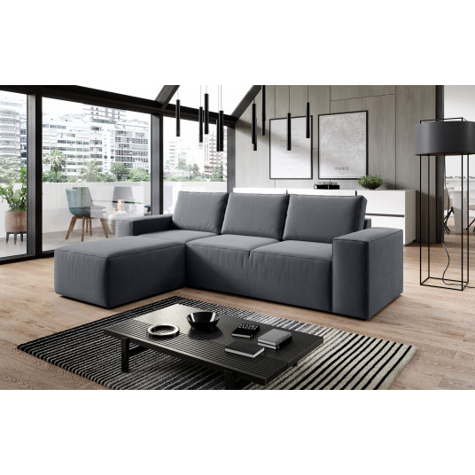 Kampinė sofa Silla su patalynės dėže, audinys Savoi 6