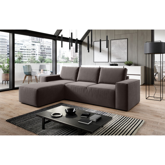 Kampinė sofa Silla su patalynės dėže, audinys Savoi 7