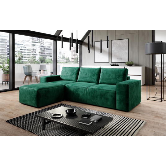 Kampinė sofa Silla su patalynės dėže, audinys Nube 35