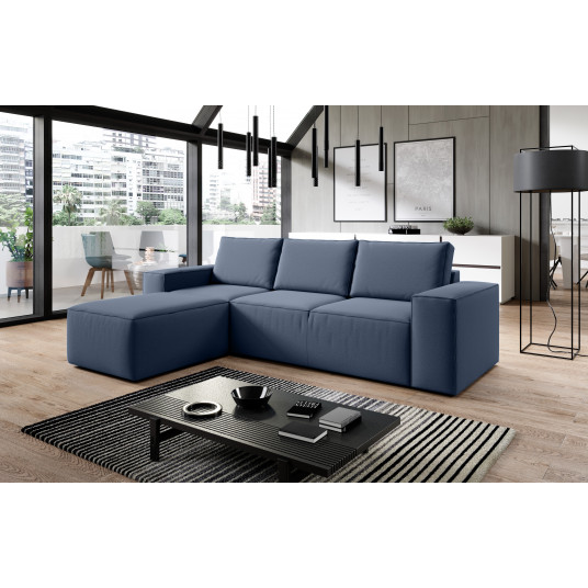 Kampinė sofa Silla su patalynės dėže, audinys Gojo 40