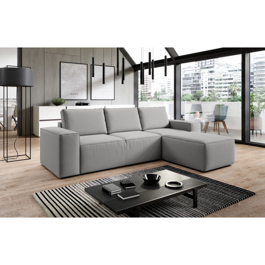 Kampinė sofa Silla su patalynės dėže, audinys Gojo 4