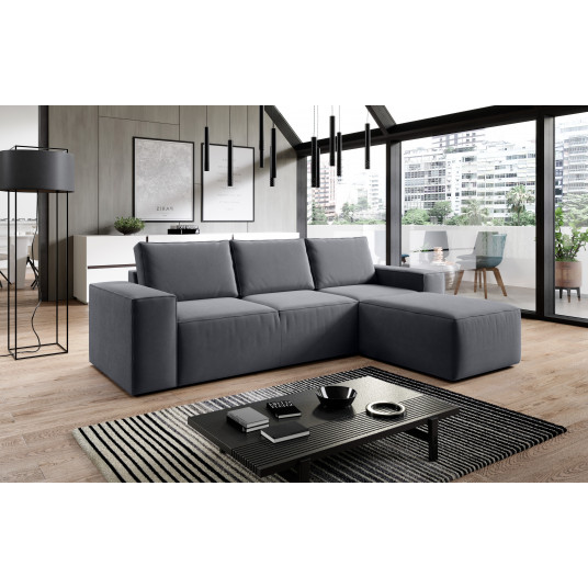 Kampinė sofa Silla su patalynės dėže, audinys Savoi 6