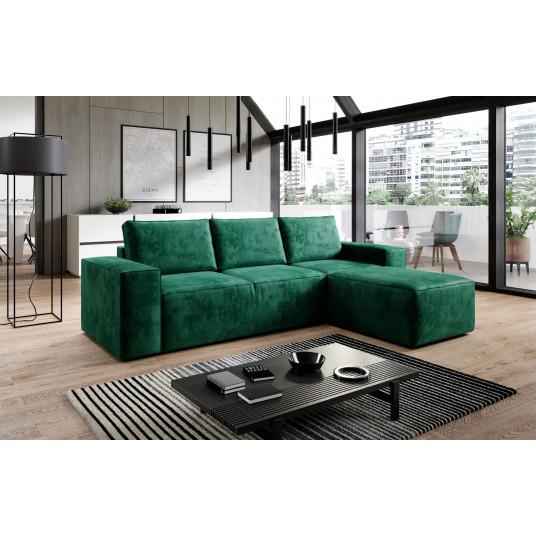 Kampinė sofa Silla su patalynės dėže, audinys Nube 35