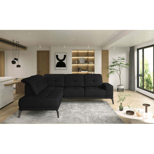 Kampinė sofa Theodore, audinys Flores 10