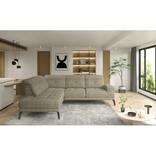 Kampinė sofa Theodore, audinys Marte 20