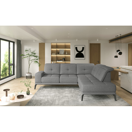 Kampinė sofa Theodore, audinys Flores 4
