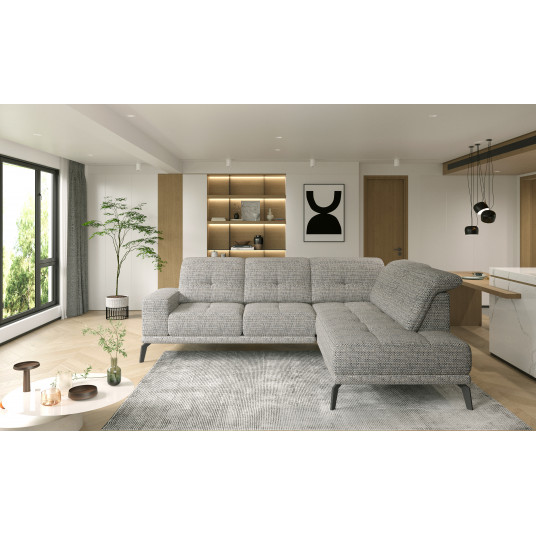 Kampinė sofa Theodore, audinys Marte 130