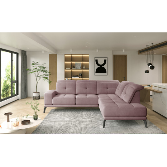 Kampinė sofa Theodore, audinys Velvetmat 24