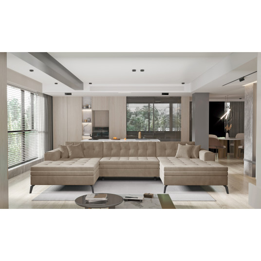 Kampinė sofa Vertizo, audinys Nube 20