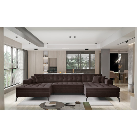 Kampinė sofa Vertizo, audinys Nube 22