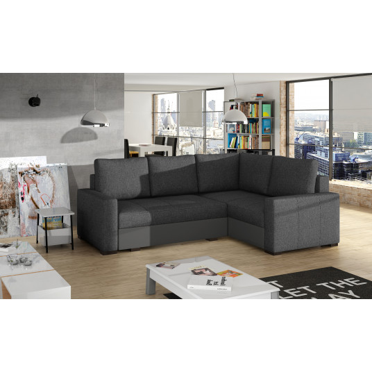  Kampinė sofa Corona su patalynės dėže, audinys Inari 96, Soft 29 