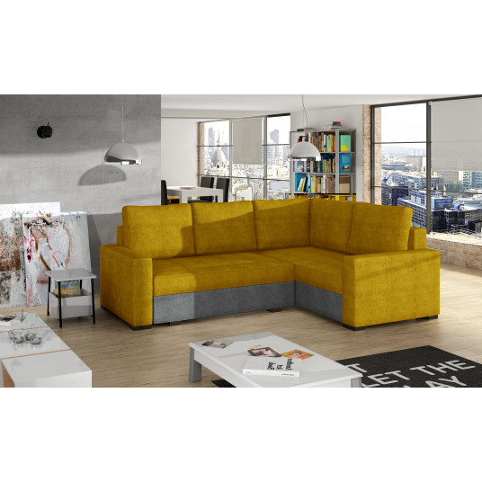  Kampinė sofa Corona su patalynės dėže, audinys Omega 68, Omega 02 