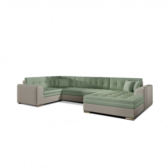  Kampinė sofa Damario, audinys Soro 34, Soro 83 