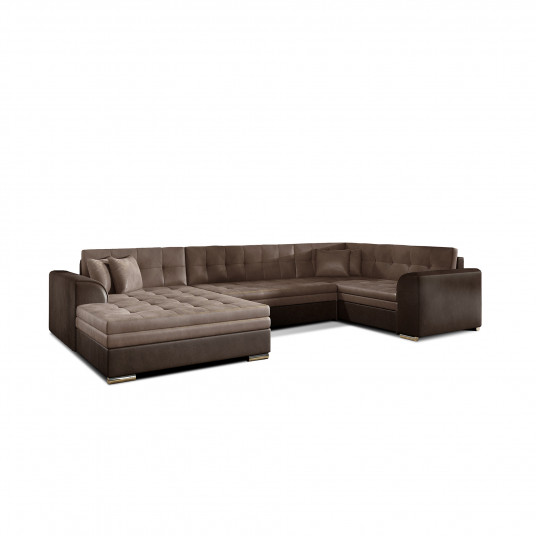 Kampinė sofa Damario, audinys Monolith 09, Monolith 29