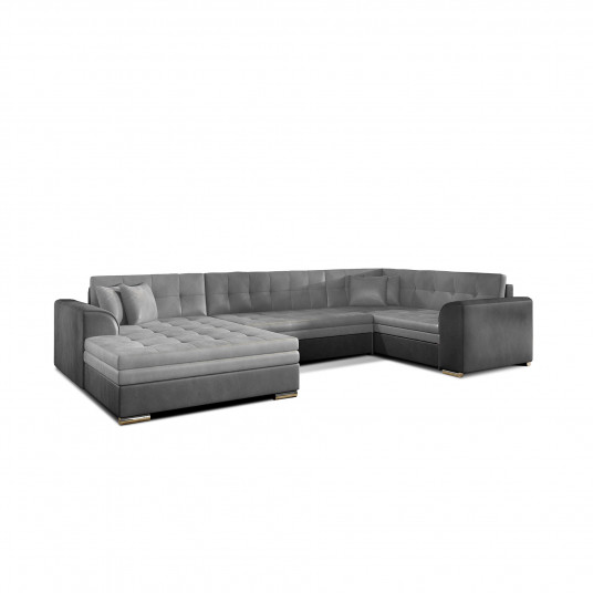  Kampinė sofa Damario, audinys Monolith 84, Monolith 97 