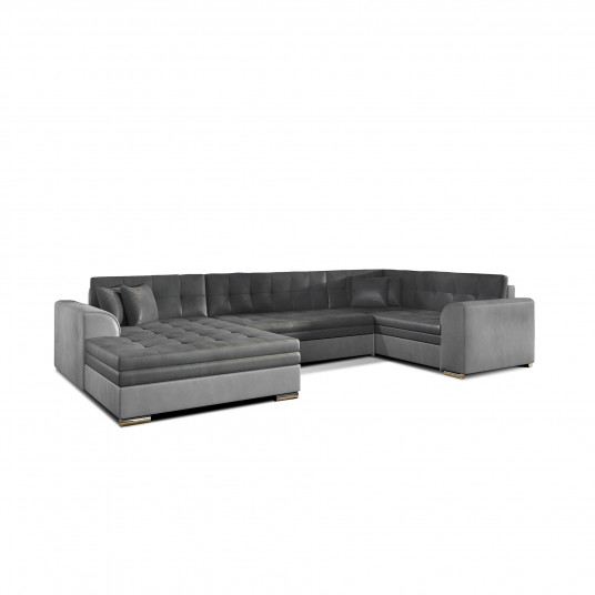 Kampinė sofa Damario, audinys Monolith 97, Monolith 84