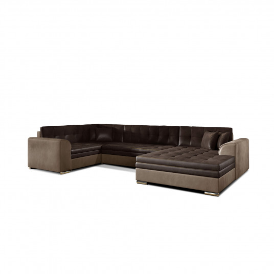 Kampinė sofa Damario, audinys Monolith 29, Monolith 09