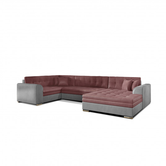 Kampinė sofa Damario, audinys Monolith 63, Monolith 84