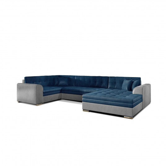 Kampinė sofa Damario, audinys Monolith 77, Monolith 84