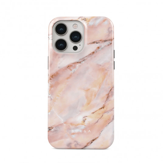  Dėklas Burga iPhone 15 Pro Max Morning Sunshine - Pastel Marble Tough 