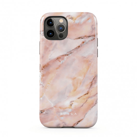  Dėklas Burga iPhone 12 Pro Max Morning Sunshine - Pastel Marble Tough 