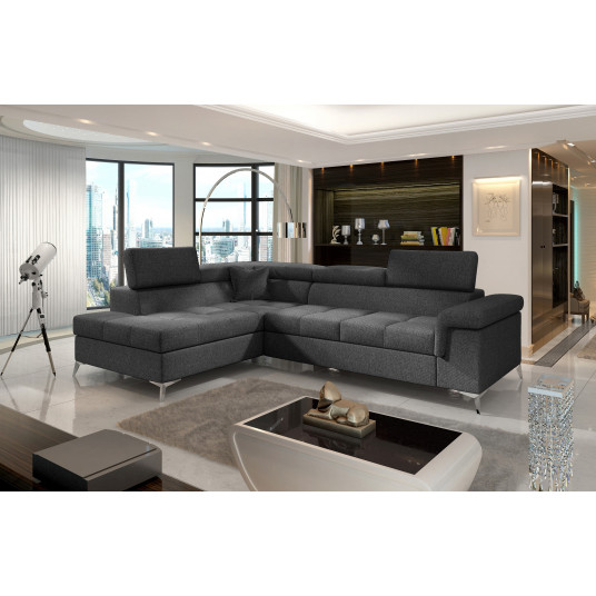  Kampinė sofa Eridano su patalynės dėže, audinys Inari 96 
