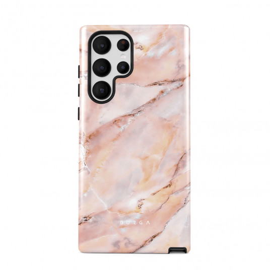  Dėklas Burga Samsung Galaxy S22 Ultra 5G Morning Sunshine - Pastel Marble Tough 