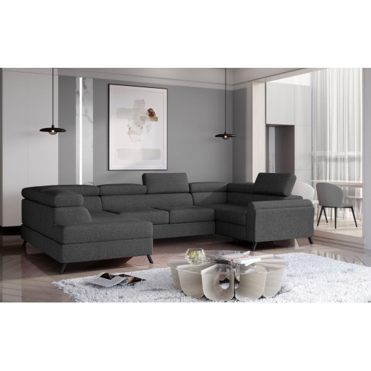 Kampinė sofa Escada su patalynės dėže, audinys Inari 96